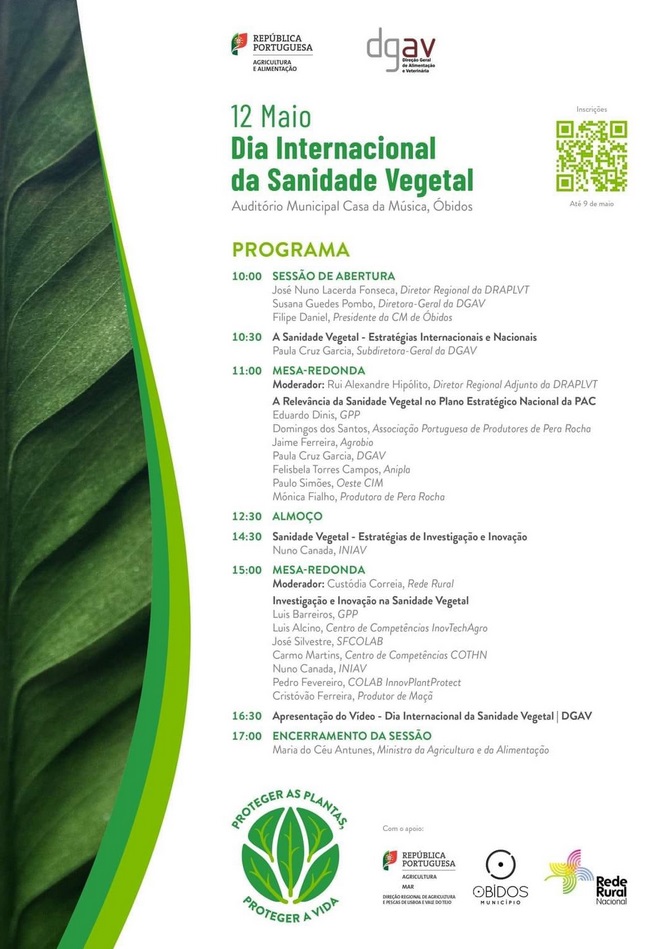 Celebração do Dia Internacional da Sanidade Vegetal